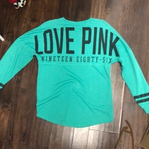 Pink long sleeve top